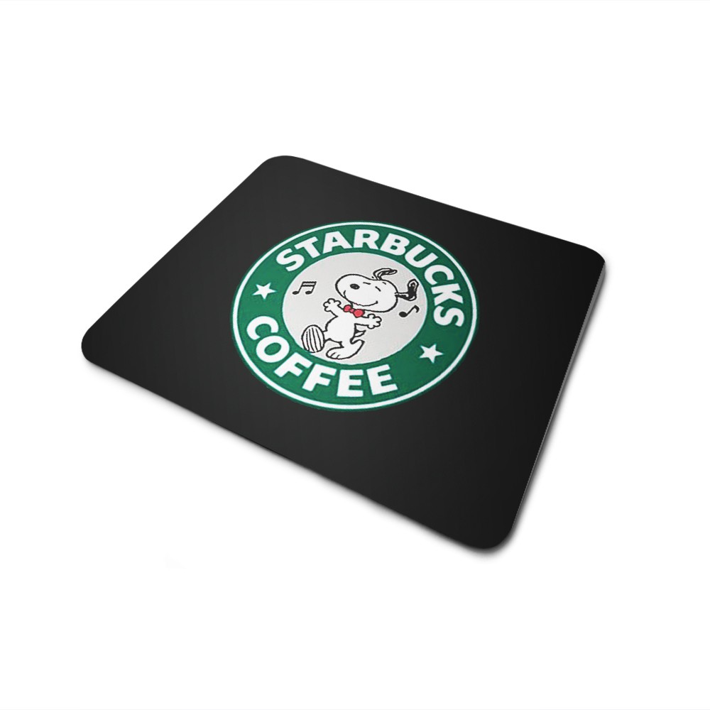 Mouse Pad Starbucks Snoopy Música | Shopee Brasil