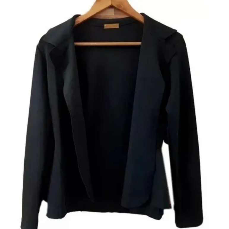 Blazer Neoprene Casaquinho Feminino Social Alfaiataria Roupa Frio Moda Moda Atual Top