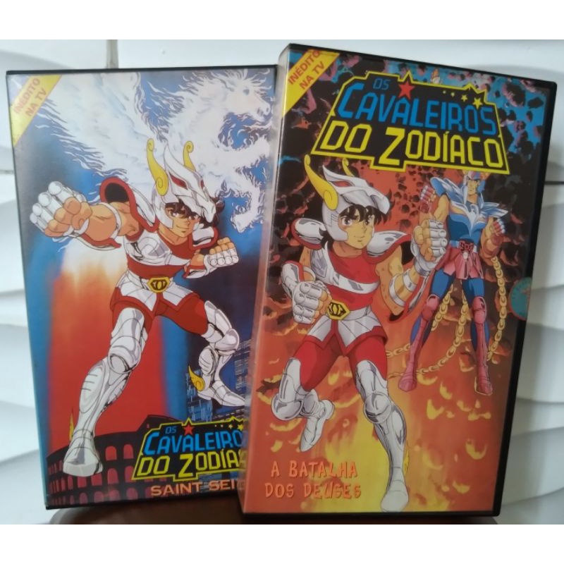 Os Cavaleiros do Zodíaco - A Batalha dos Deuses (Dublado)(VHS)(Usado)