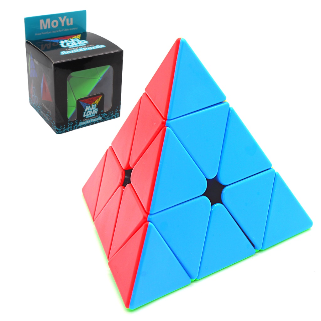 QiYi Gear Pyraminx – Cubo Magico A Ingranaggi Con Design Migliorato, 9,8 Cm, 76 G, Per Speedcubing E Collezionismo