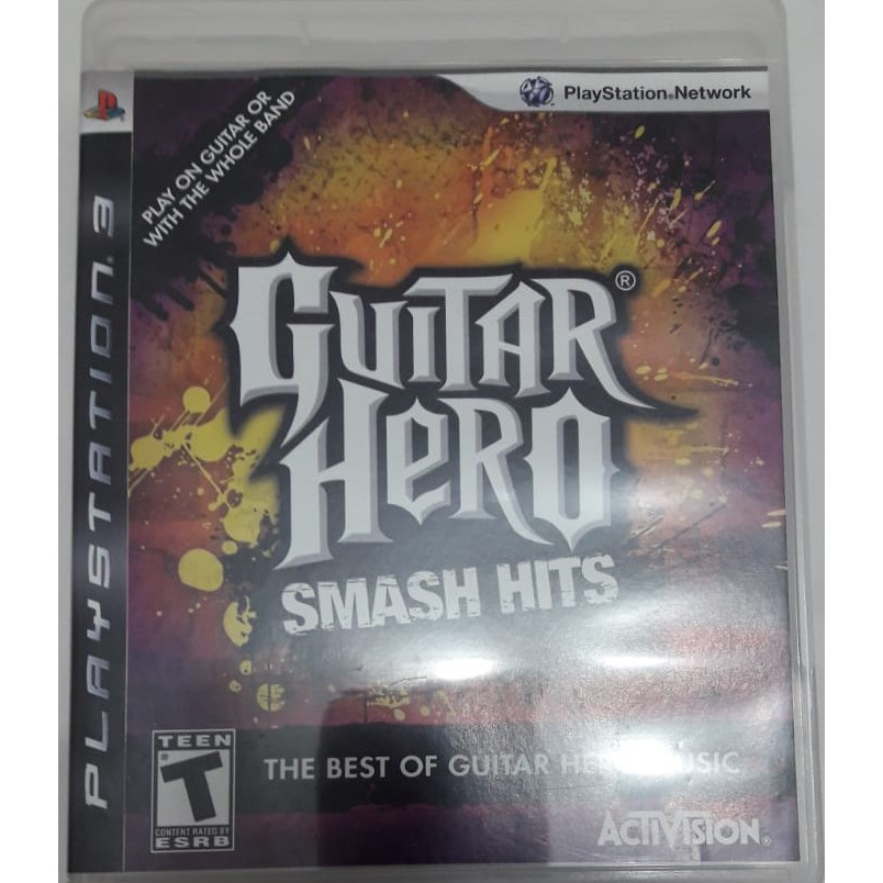 Jogo Guitar Hero Smash Hits-Playstation-3