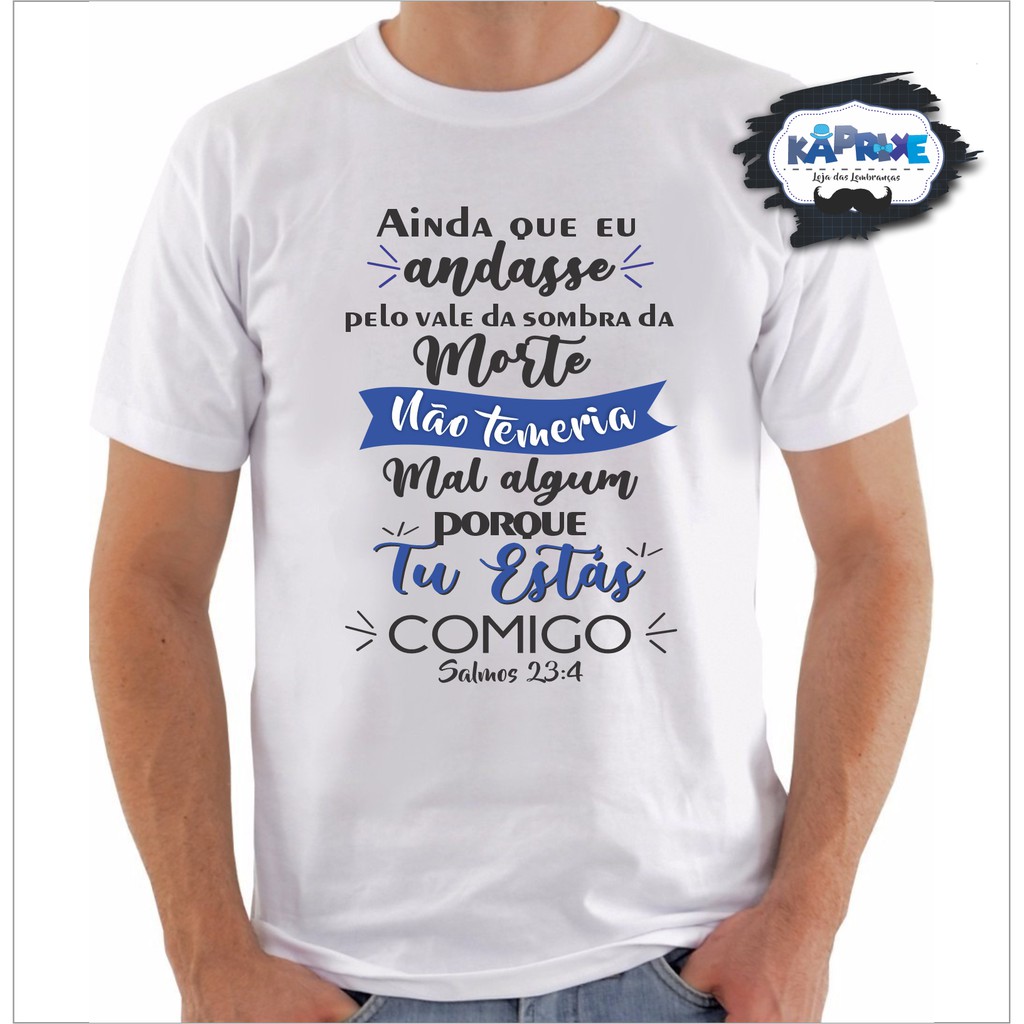 Camisetas cheap dizeres evangelicos