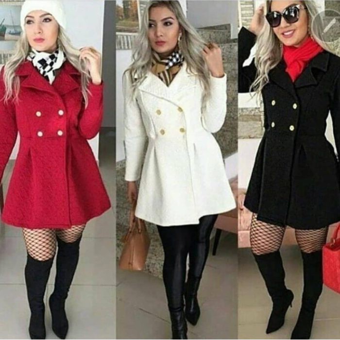 Sobretudo store feminino matelassê
