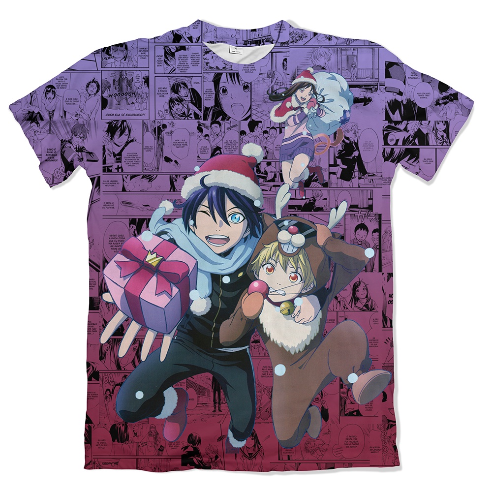 Camisa Anime Noragami Yato E Yukine Natal Shopee Brasil