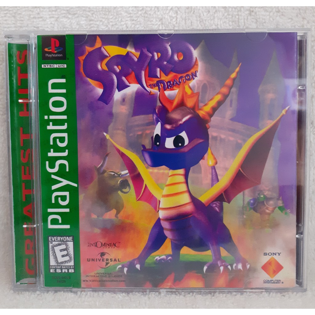 SPYRO THE DRAGON-PLAYSTATION 1-JOGO ZERADO(1/) 