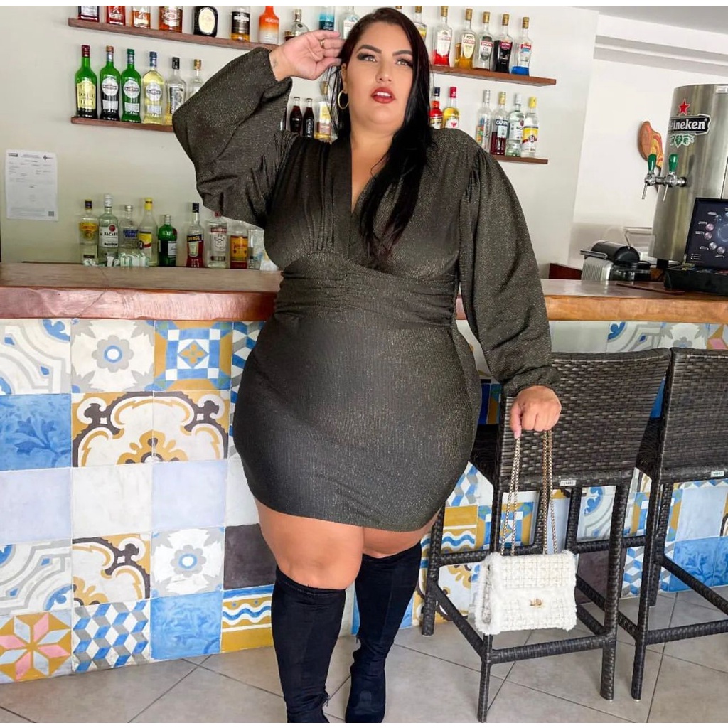 Roupas de balada hot sale para plus size