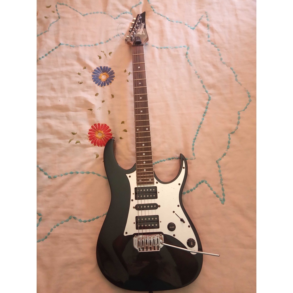 Guitarra Ibanez GRG150P BKN + Capa Acolchoada | Usada | Shopee Brasil