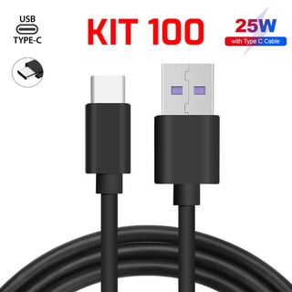 Cabo Usb Celular Micro Usb 2.4a Kit 100