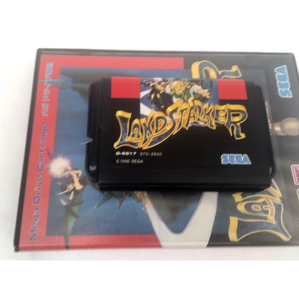 Raro Jogo Sega Mega Drive Land Stalker Estado de Novo Completo