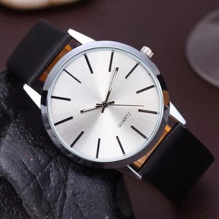 Relógio De Moda Casual Homem Quartzo Relógios Unisexo Pulso De Luxo Marca Clássico Masculino Pulseira De Couro