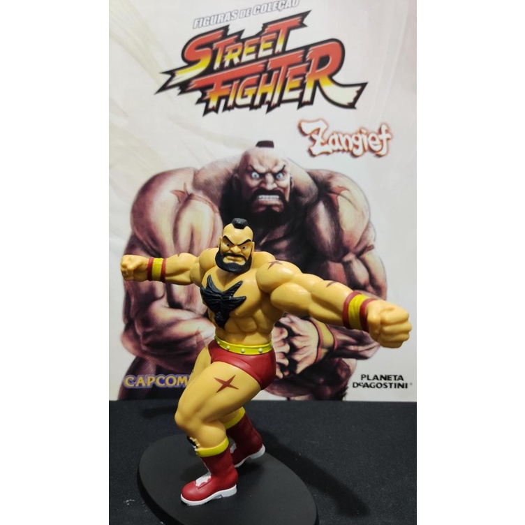 Zangief Street Fighter Boneco Busto Coleção Presente 16cm