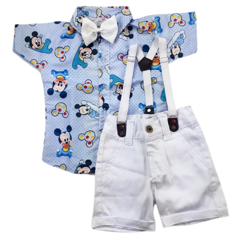 Roupa do mickey para 2024 bebe de 1 ano