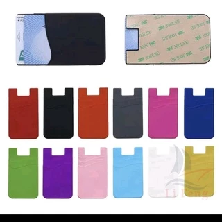 Porta Cartão de Crédito Silicone Para Celular Adesivo 3m