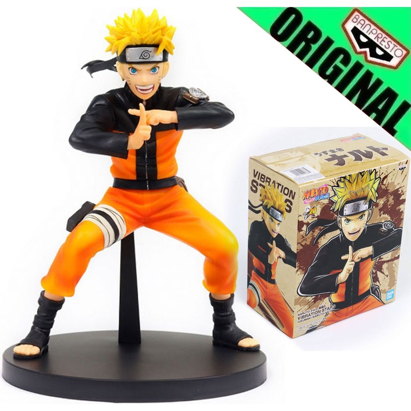 Boneco Naruto Shippuden Uzumaki Naruto Vibration Stars Bandai Banpresto ...