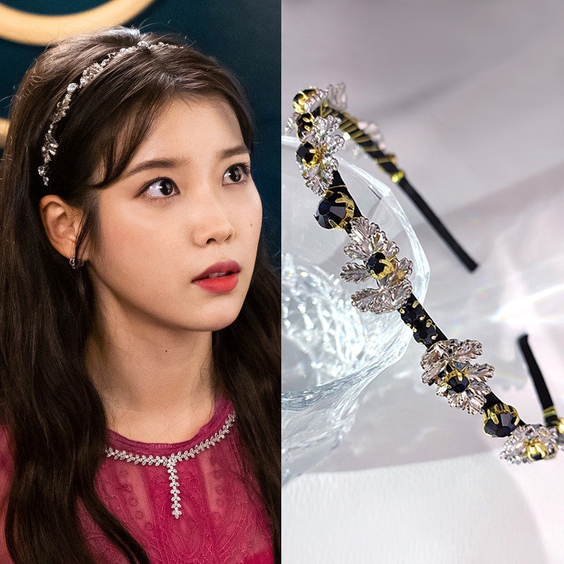 Drama Coreano Iu Druna Hotel Com A Mesma Faixa De Cabelo Kpop Novo Temperamento Retrô Acessórios Para O Cabelo Acessórios Para O Cabelo