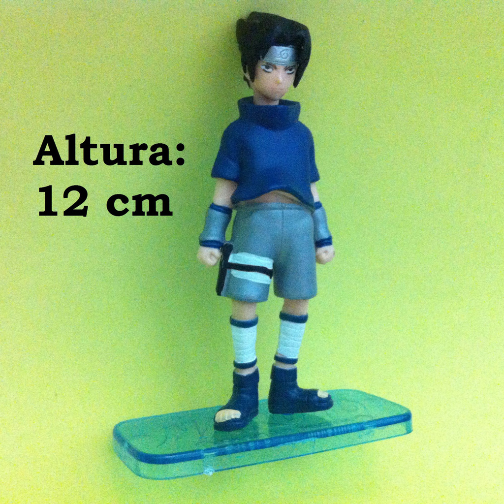 Miniaturas Bonecos de Naruto (Sasuke Classico)