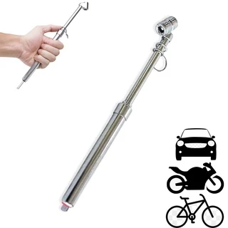 Medidor Calibrador de Pneu Tipo Canudo Duplo Profissional 10/160psi - Starfer