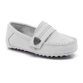 Sapato mocassim sale infantil branco