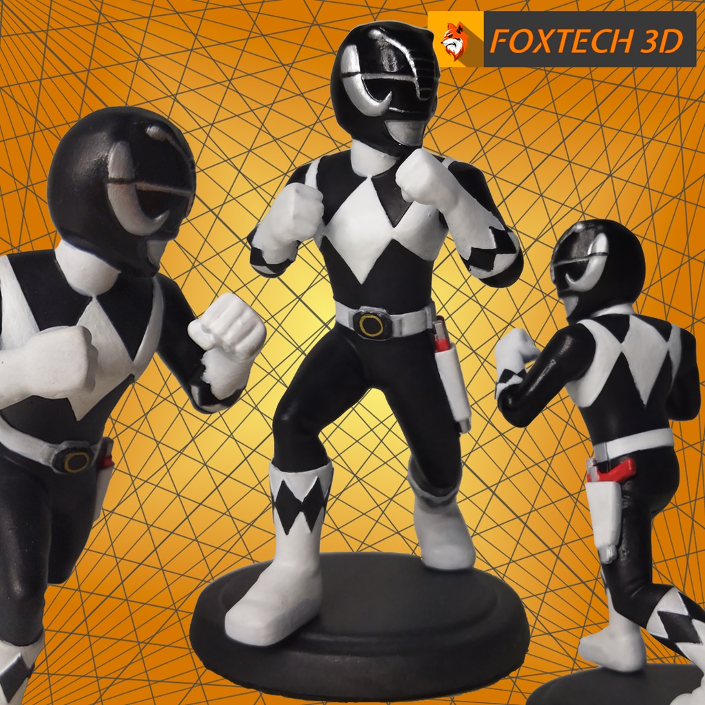 Action Figure Power Ranger Black | Shopee Brasil