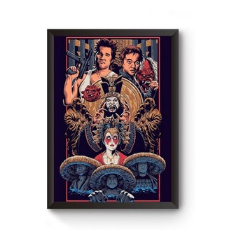 Poster Moldurado Aventureiros Do Bairro Proibido Quadro | Shopee Brasil
