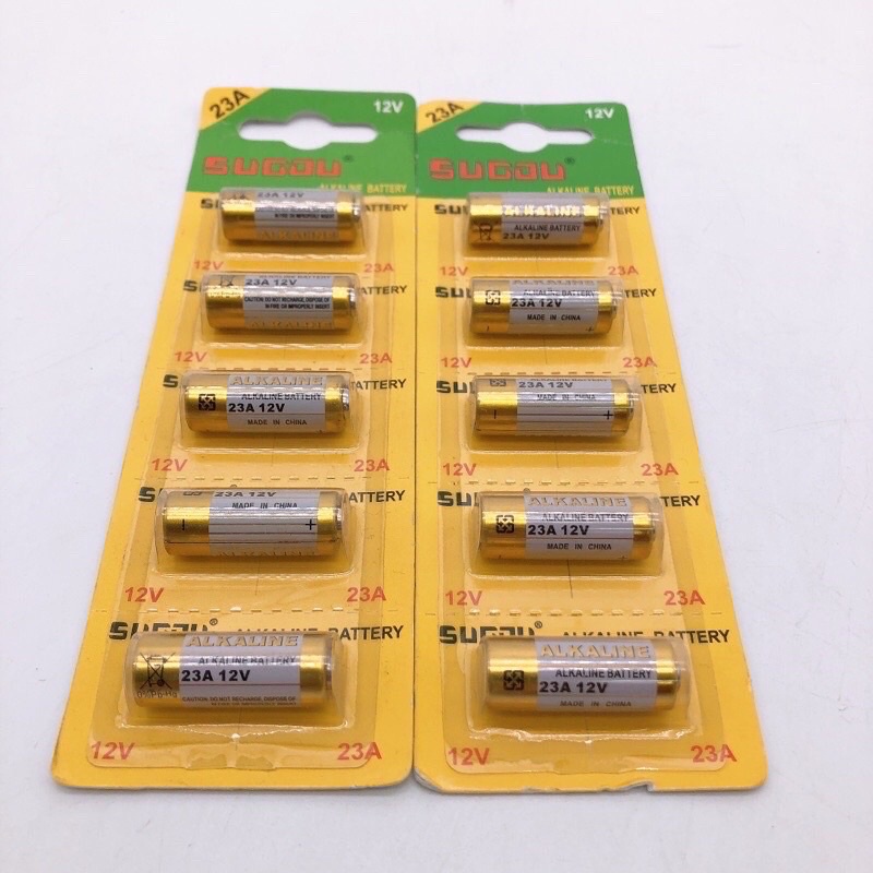 Batterie 23A 27A 12v per allarmi telecomandi ed apparecchiature elettromedicali