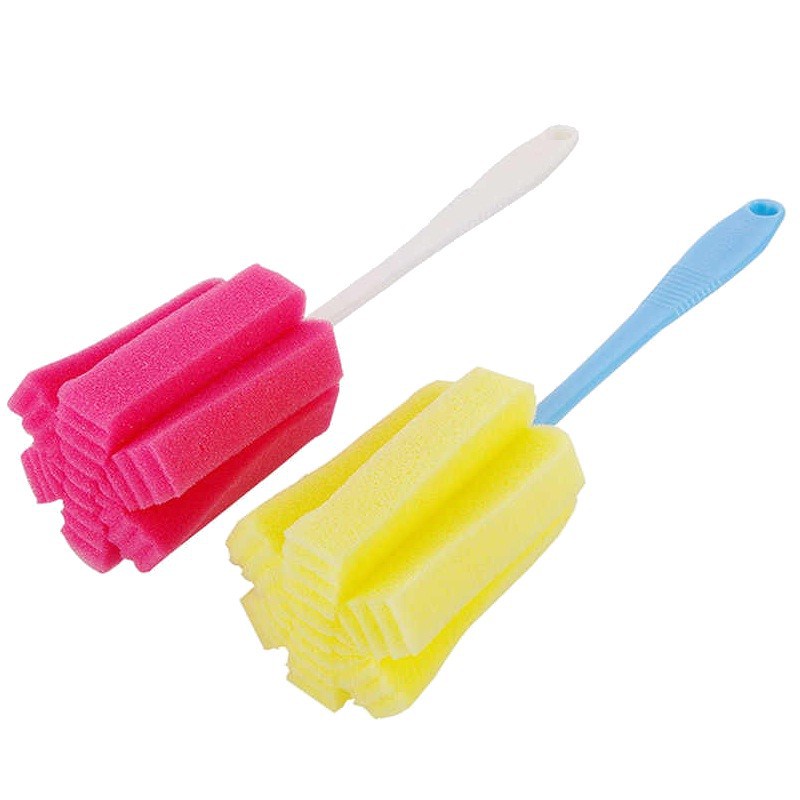 Esponja com Cabo para Lavar Garrafa