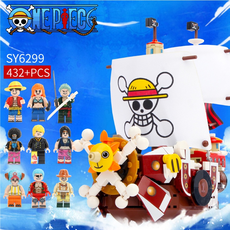 One Piece Sunny Pirate Ship D Luffy Building Set SY6299