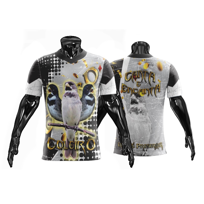 Gola Polo Masculina Marca De Roupa Com Passarinho Camisa Camiseta