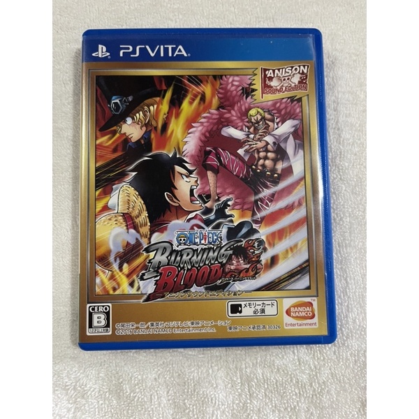 One piece burning 2024 blood ps vita