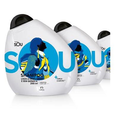 Shampoo e Condicionador Lisos a Ondulados e Sem Química - Natura SOU ...