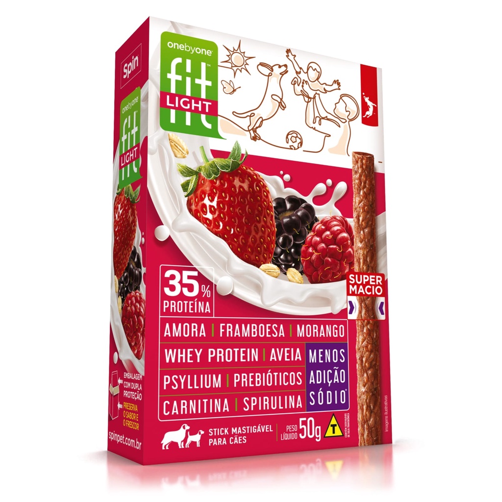 Petisco Spin Fit Framboesa Pet Bifinho Para Adestramento Cães Natural 50g em Oferta na Shopee