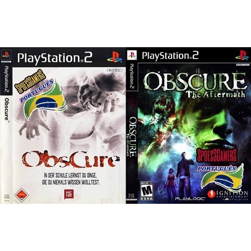 Jogos Coleção Obscure Terror (2 Jogos) - Ps2