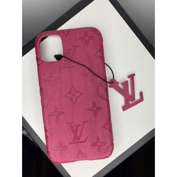 Capinha Capa iPhone 11 Louis Vuitton rosa importada