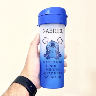 Garrafa / Garrafinha Lilo Stitch