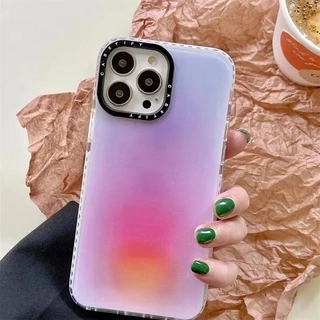 Capa Protetora Gradient Color Casetify Para iPhone 16 15 14 13 12 11 Pro Max XS XR 7 8 Plus SE Mini , Macia