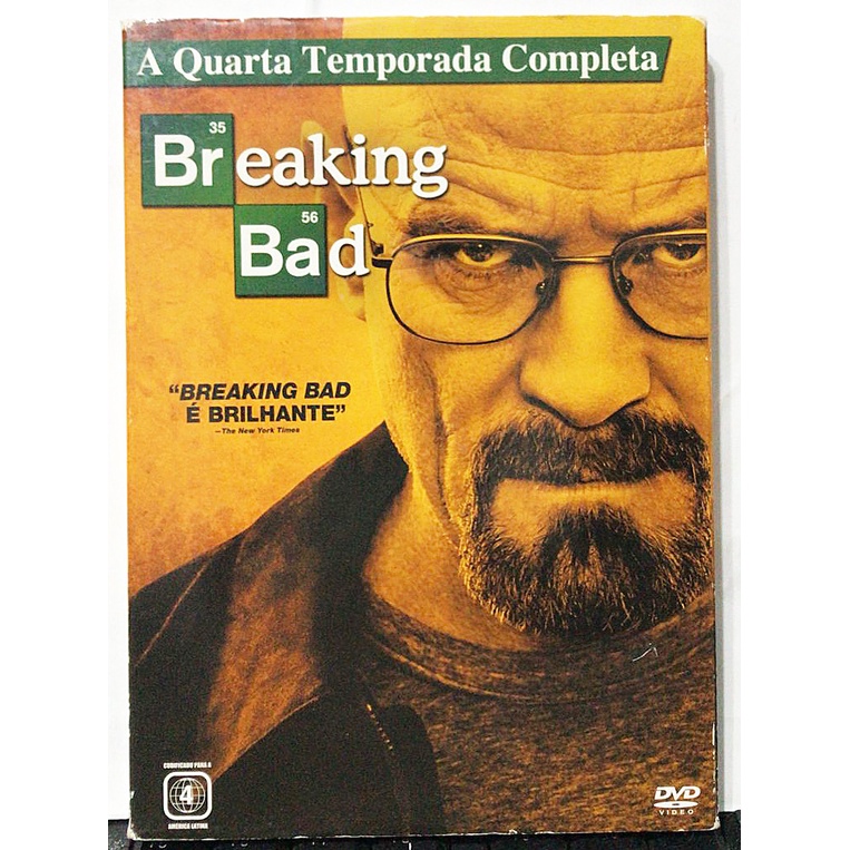 DVD BOX Breaking Bad - A Quarta Temporada Completa. Bryan Cranston ...