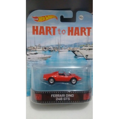 Bx20 Hot Wheels Retro Hart To Hart Ferrari Dino 246 Gts H3br