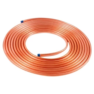 TUBO DE COBRE 1/4 ROLO COM 15 METROS PANQUECA ELUMA FLEXÍVEL PARA SPLIT PRONTA ENTREGA