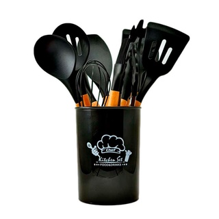 ABOOFAN Garfo De Silicone Para Servir Comida 2 Peças Garfo Grande De  Silicone Colher De Servidor Utensílios Domésticos Kit Turnicate Utensílios  De