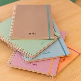 Caderno Universitário A4 NALÍ Linhas Brancas / Folha Branca / REFIL 90g/m² c/ 80fls