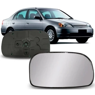 Lente Espelho do Retrovisor Lado Direito Honda Civic 2002/2005 - 7552
