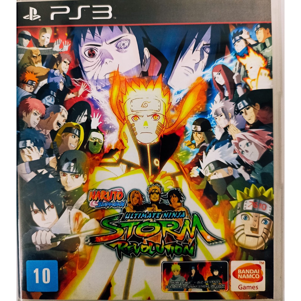 Naruto Shippuden Ultimate Ninja Storm Revolution PS3 Original Mídia Física - Pronta Entrega