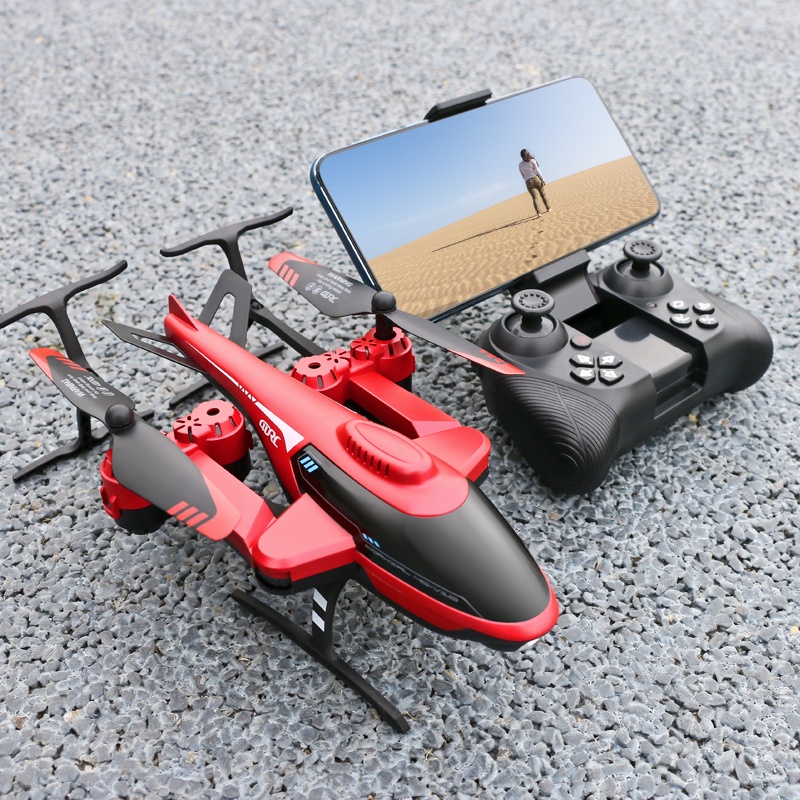 Mini Carro Voador Anfíbio RC, Quadcopter Drone para Crianças, Ar