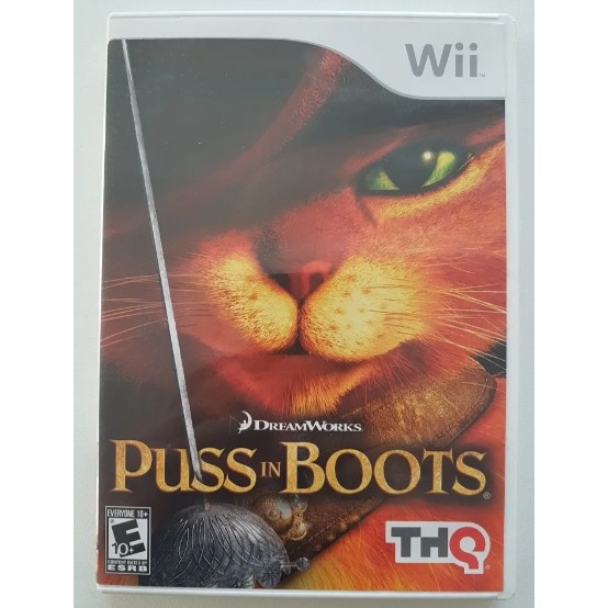 Puss In Boots - Gato de Botas Jogo Original Para Nintendo Wii