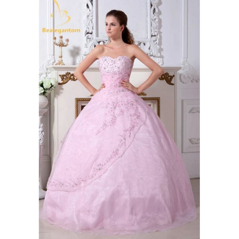 Vestido 15 best sale anos rosa bebe