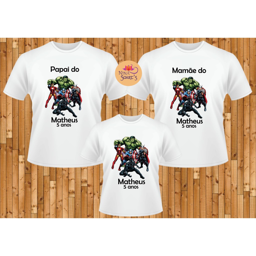 Camiseta Infantil Pantera Negra