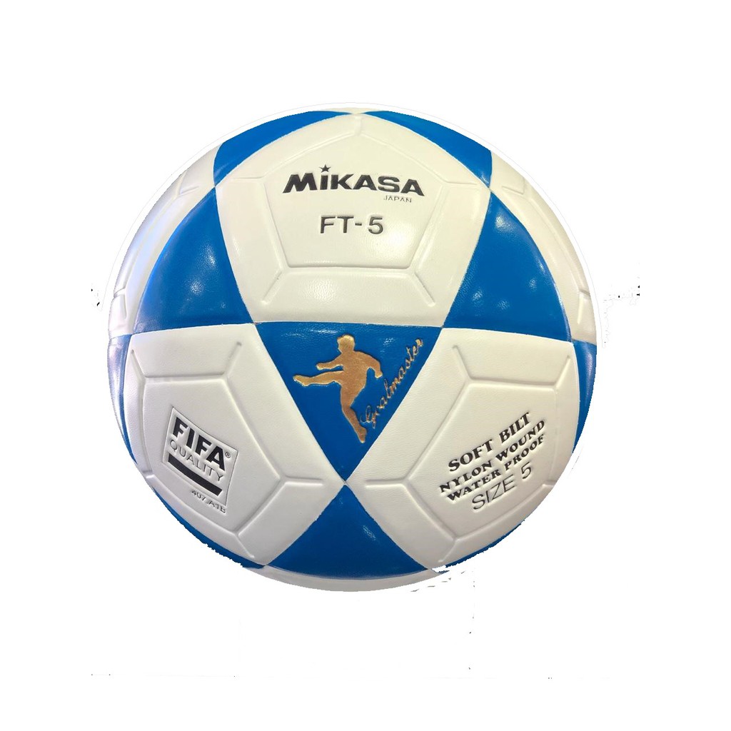 Bola De Futvôlei Futevolei Mikasa Ft 5 - Ft5 Original BRANCO AZUL (IMPORTADA)