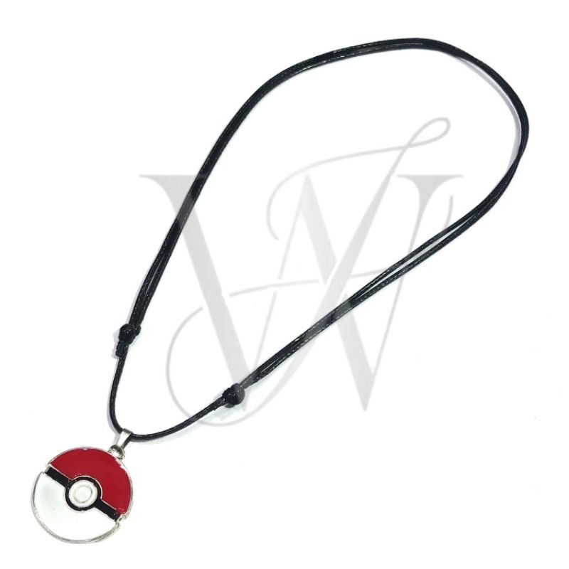 Colar Cordão Ajustável Pokébola Pokémon | Shopee Brasil