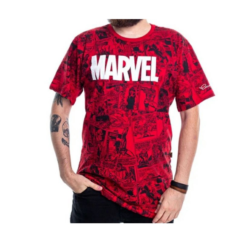 Camiseta Marvel More Than a Fan Piticas adulto infantil