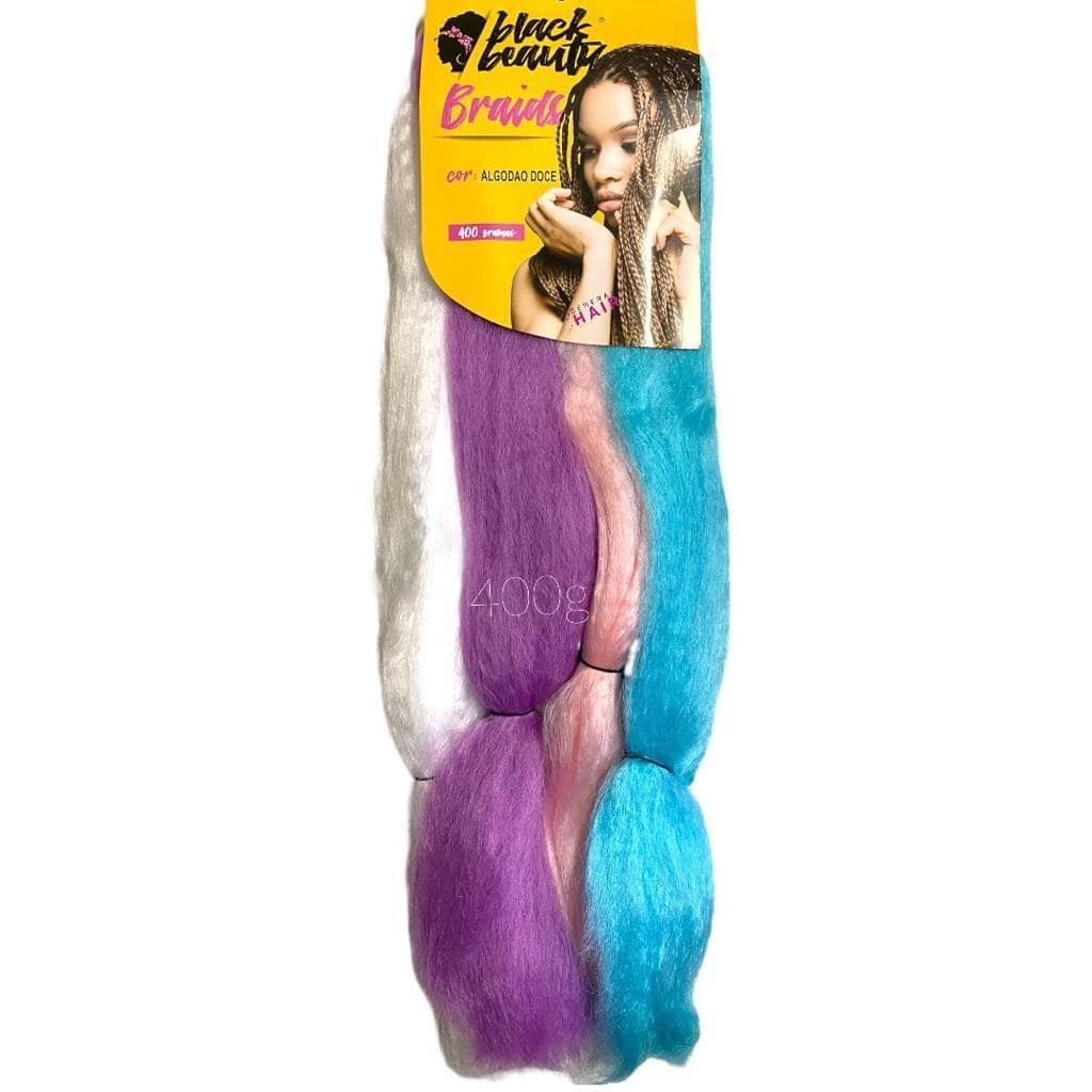 Jumbo 400g colorido para traças box braids cor algodão doce da